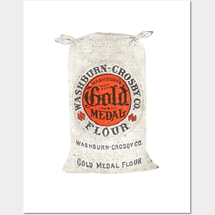 Vintage Ads - Gold Medal Flour Posters and Art